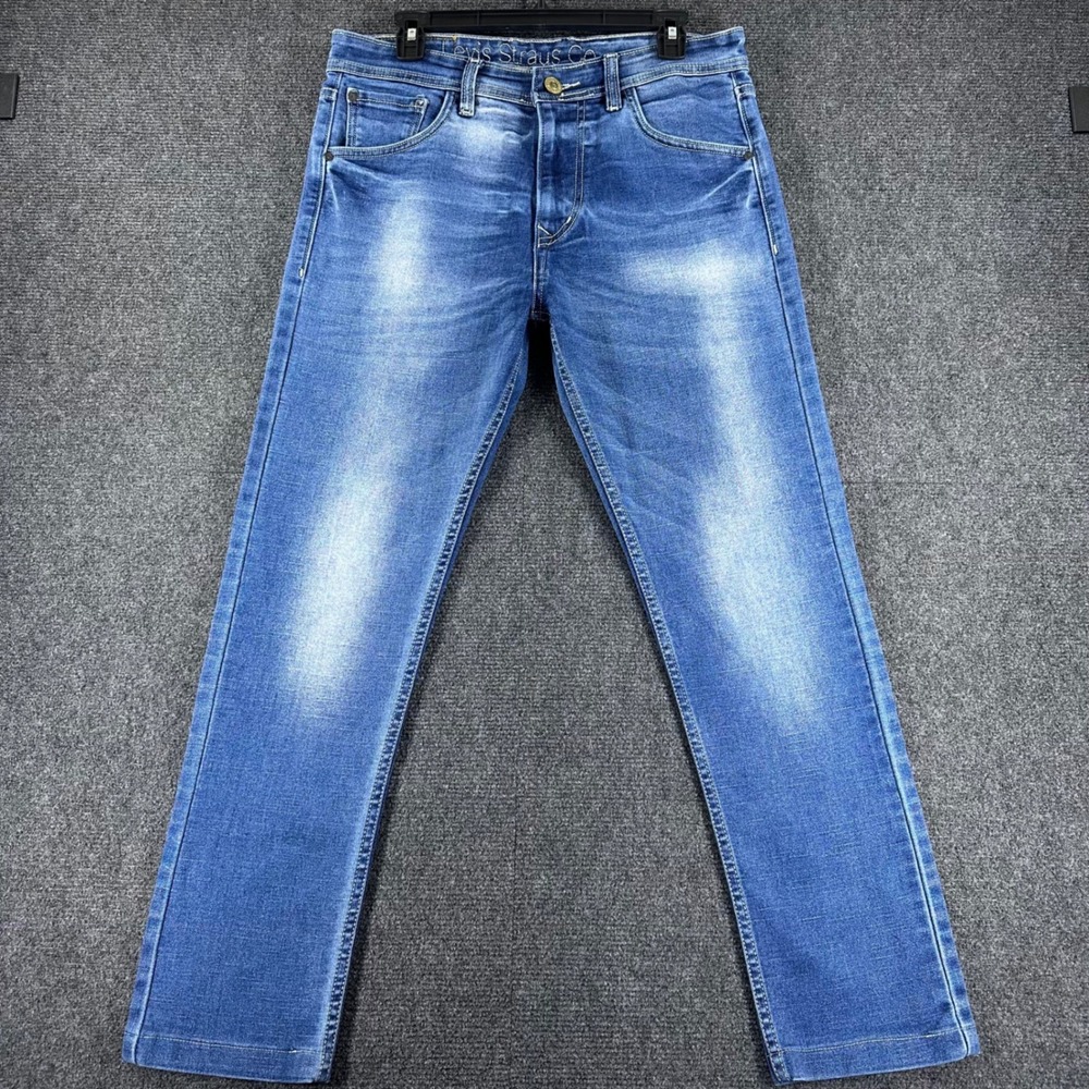 Levi 511 Jeans Mens 34x34 Blue Slim Fit Faded Denim Pants